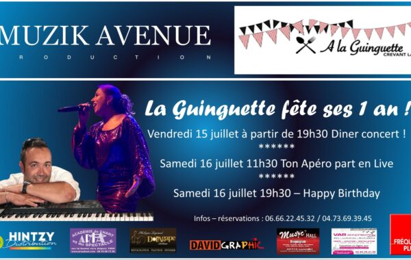 Le restaurant La Guinguette à Crevant-Laveine fête ses 1 an !
